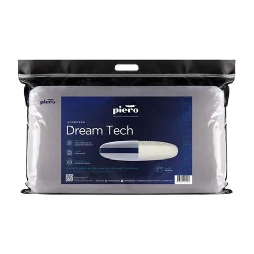 Almohada Piero Dream Tech Viscoelástica Gris