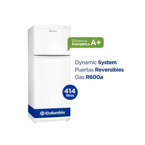 Heladera con Freezer A+ 414L de capacidad Blanco - CHD 43/9