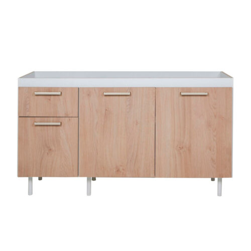 Bajo Mesada Turín 140cm 3 puertas, 1 cajón - Imagen 5