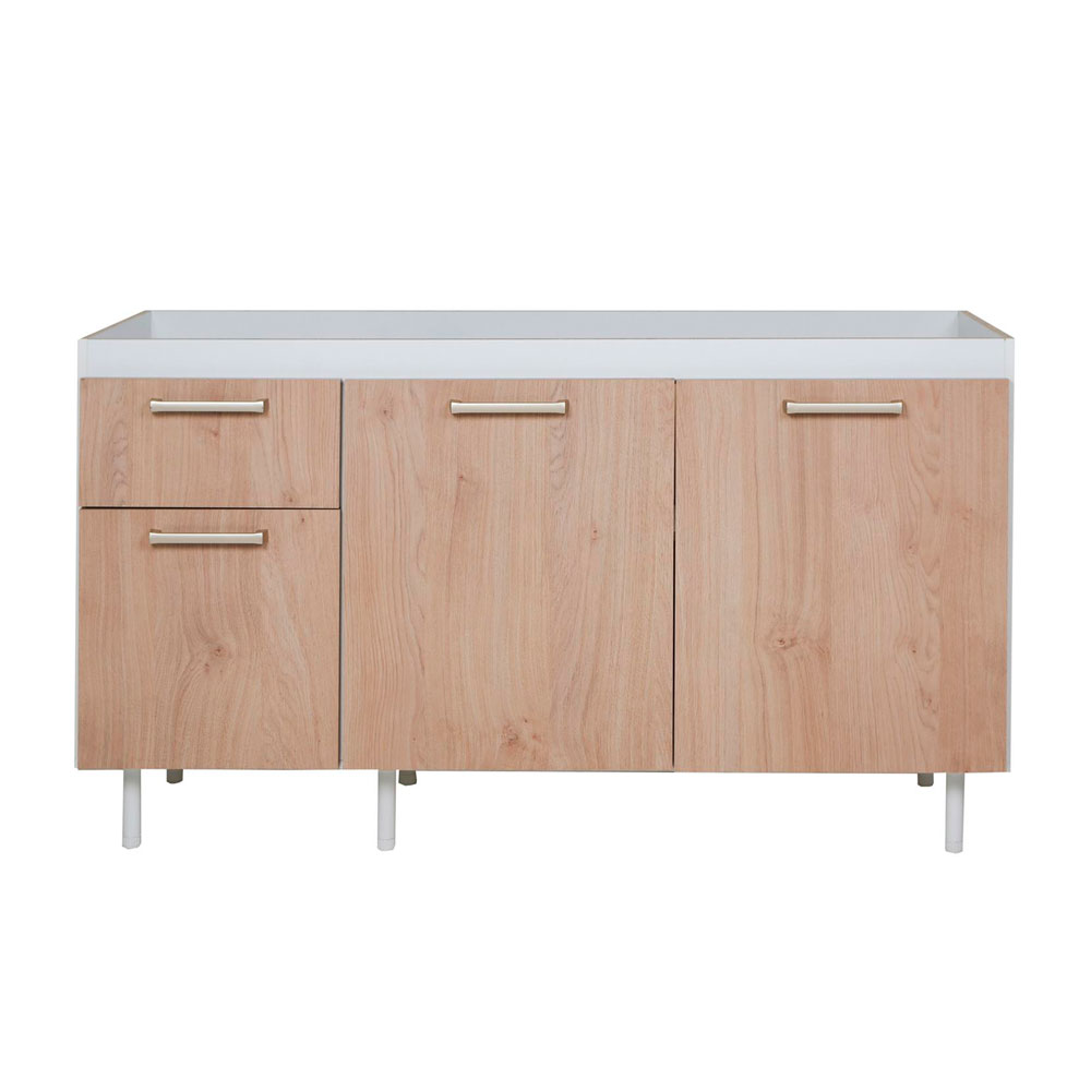 Bajo Mesada Turín 140cm 3 puertas, 1 cajón - Imagen 5