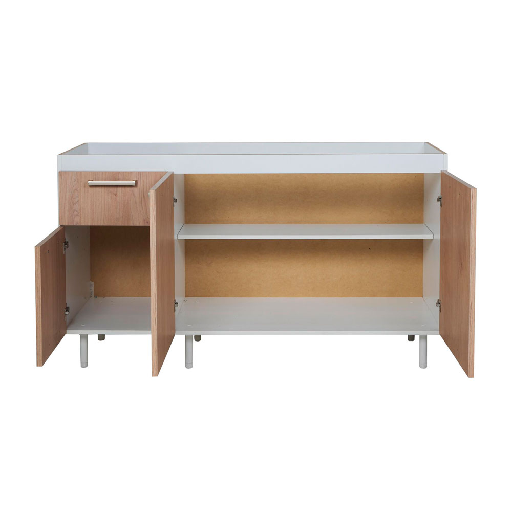 Bajo Mesada Turín 140cm 3 puertas, 1 cajón - Imagen 6