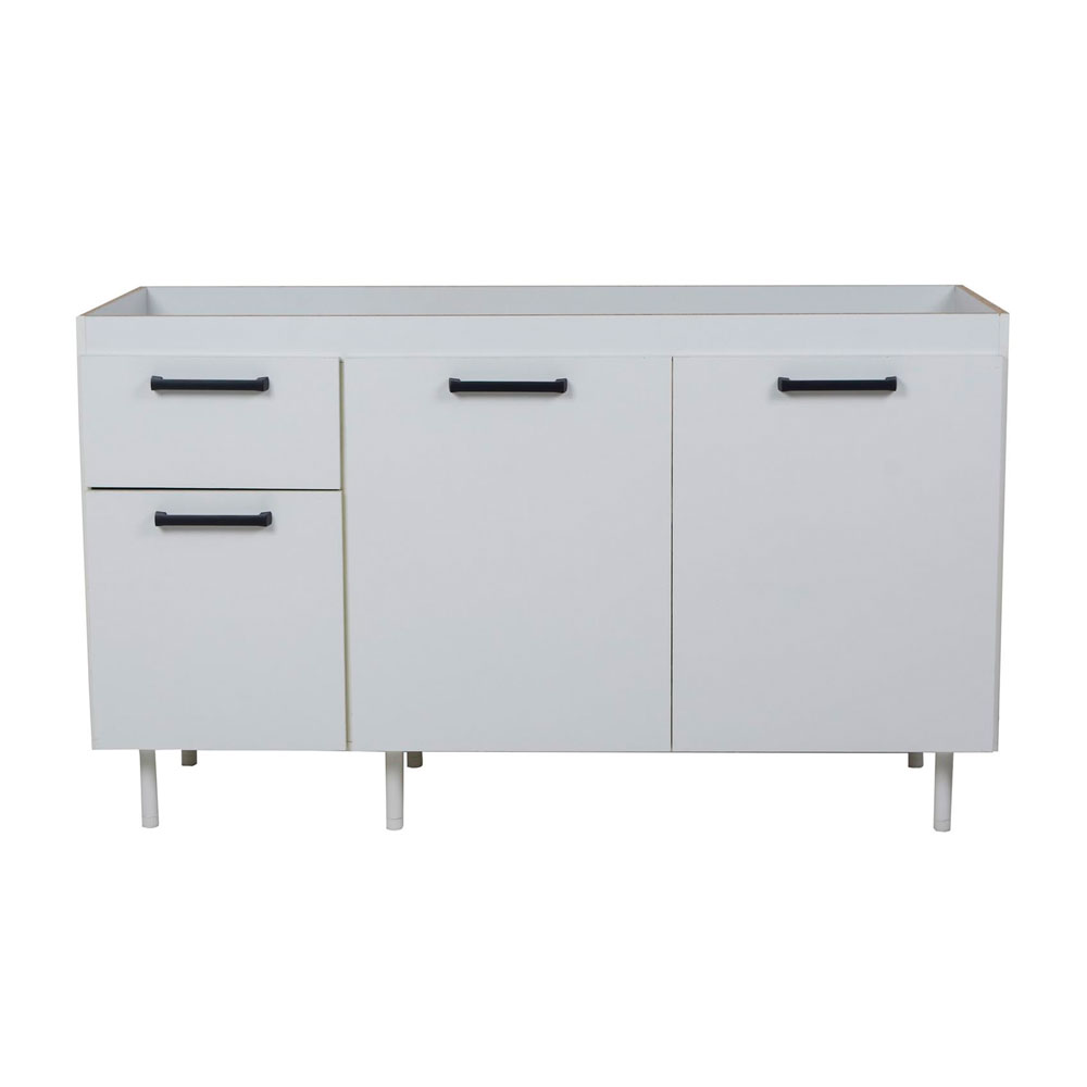 Bajo Mesada Turín 140cm 3 puertas, 1 cajón - Imagen 3